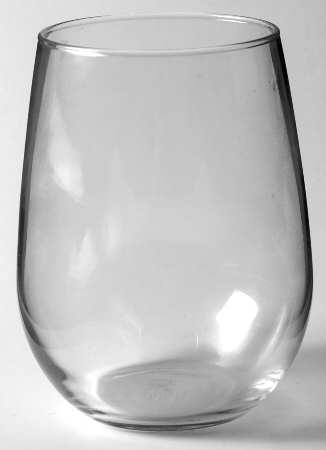 Vina White Tumbler Flat Wine