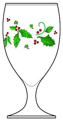 Holiday Holly by Libbey Glass Company