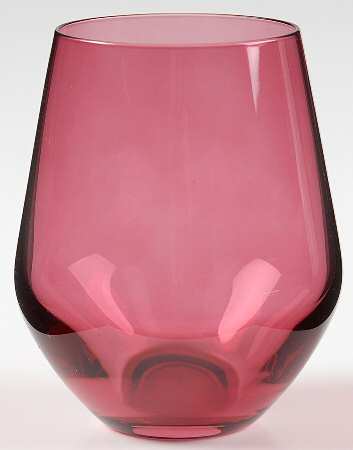 Tuscany Harvest Red Flat White Wine Tumbler