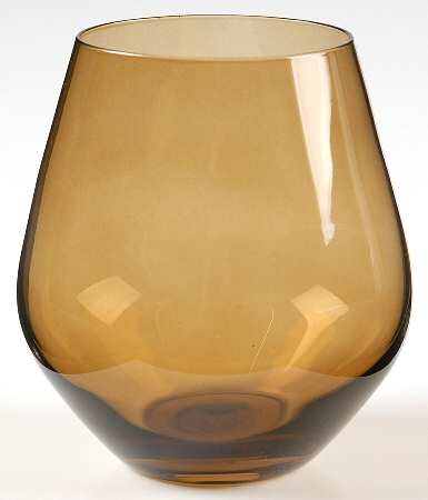 Tuscany Harvest Amber Flat Red Wine Tumbler