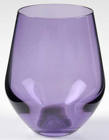 Tuscany Harvest Amethyst Flat White Wine Tumbler