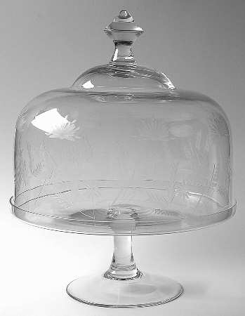 Summerfield Cake Plate with Glass Dome