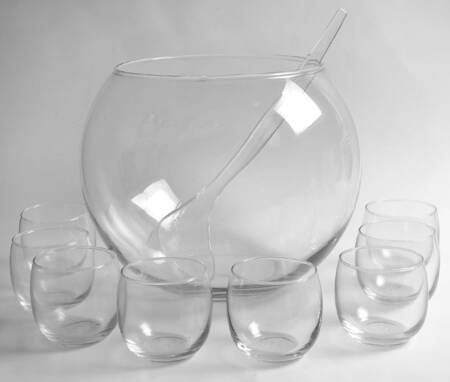Selene (10 Piece) Punch Set (Bowl, 8 Cups, Stand)