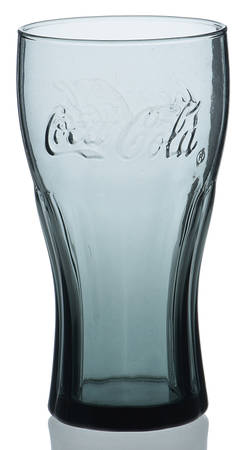 Coca Cola (Green, Clear and Amethyst) 16 Oz Flat Tumbler by Libbey Glass Company