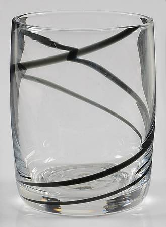 Black Swirl Double Old Fashioned