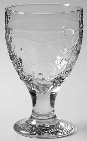 Garden Vine Clear Goblet All Purpose by Libbey Glass Company
