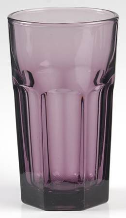 Gibraltar Violet (Dark Purple) Flat Juice Glass