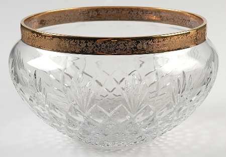 Citation Lace Gold 7" Round Bowl