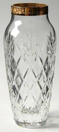 Citation Lace Gold 6" Bud Vase