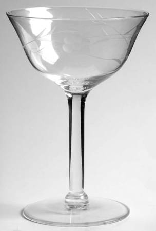 Cut A-116 Champagne/Tall Sherbet
