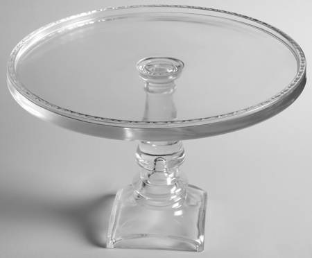 Giftware 10" Diameter Pedestal Cake Stand No Dome