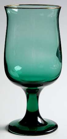 Tulip Dark Green by Libbey Glass Company
