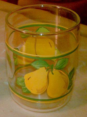Harvest Fruit Flat Juice Glass