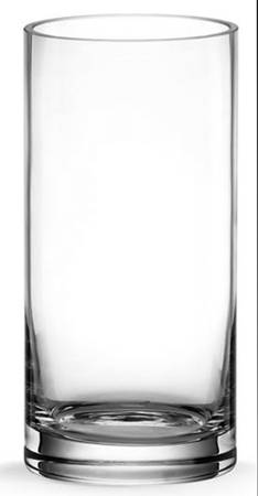 Beachfront Clear 10" Flower Vase