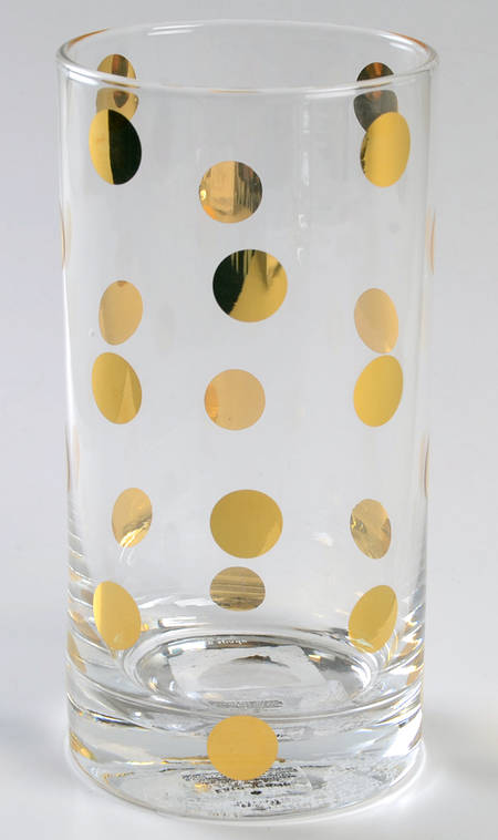 Pearl Place (Gold) Highball Glass