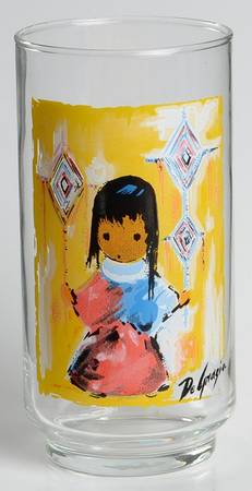 Children of the Southwest 14 Oz Flat Tumbler by Libbey Glass Company