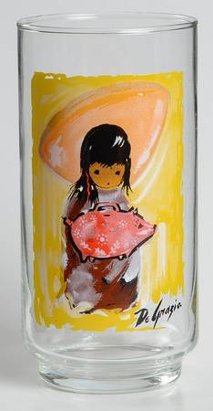 Children of the Southwest 14 Oz Flat Tumbler by Libbey Glass Company