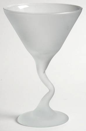 Z Stem (Frosted) Martini-White