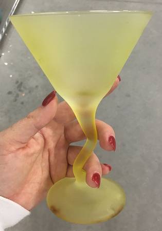 Z Stem (Frosted) Martini-Yellow