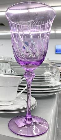 Etched Purple Wine