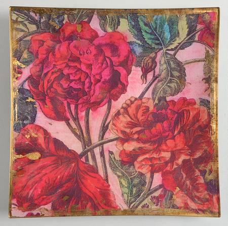 Decoupage Plates 9" Square Plate