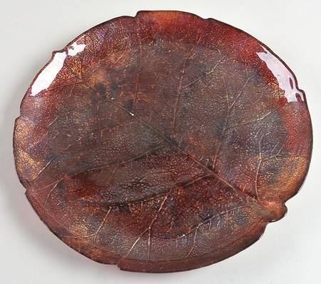 Decoupage Plates 10" Leaf Plate