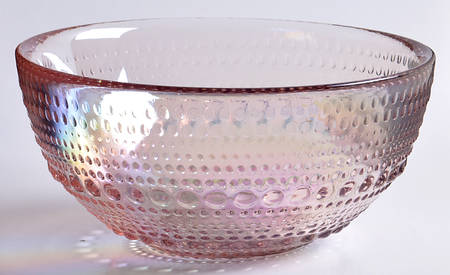 Pressed Glass Bead 6" All Purpose Bowl