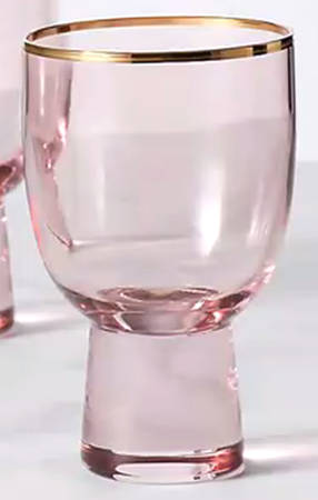 Trianna Blush Wine Glass