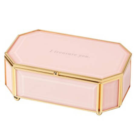 Treasured Jewelry Box with Hinged Lid