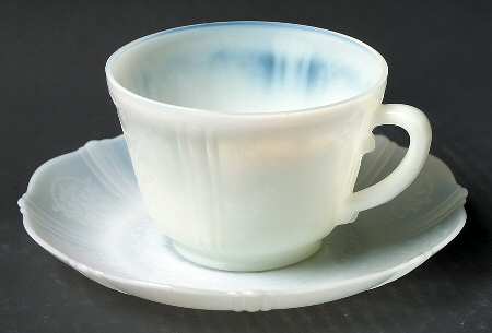 American Sweetheart Monax (White) Cup & Saucer Set