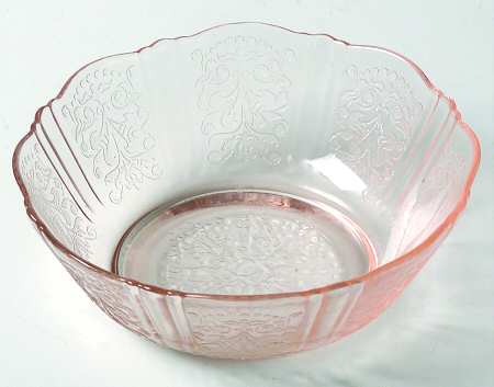 American Sweetheart Pink Small Fruit Dessert Bowl