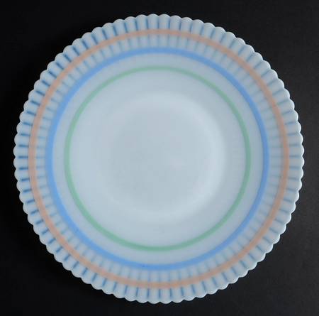 Petalware Monax White Pastel Decorations 10" Salver Plate