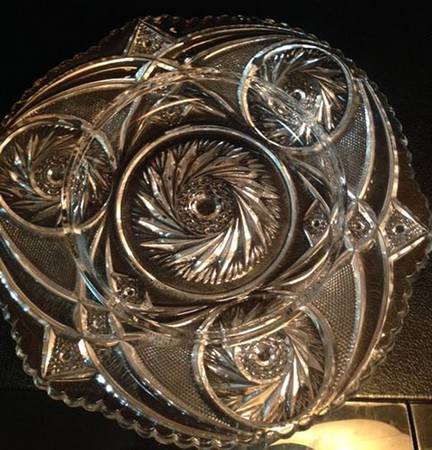 Aztec Clear Round Butter Dish No Lid