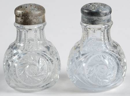 Aztec Clear Shaker Set w/Metal Lids