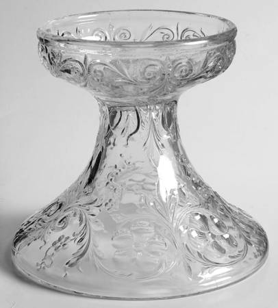 Rock Crystal Clear Punch Bowl Stand by McKee