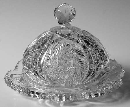 Wiltec Clear Round Covered Butter