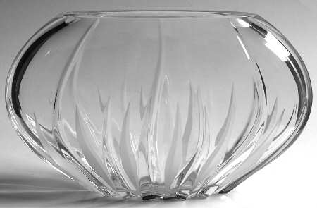 Flame D'Amore 5" Cupped Oval Vase