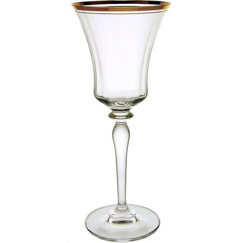 Jamestown Clear (Gold Trim) Water Goblet