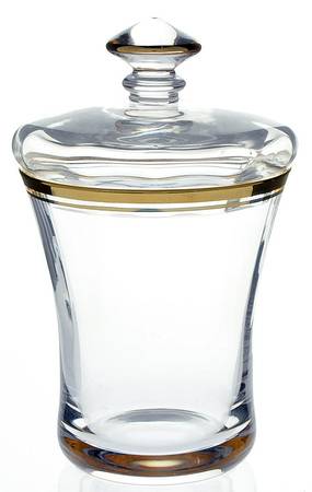 Jamestown Clear (Gold Trim) Jam/Jelly & Lid