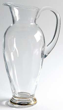 Jamestown Clear (Gold Trim) 36 Oz Pitcher