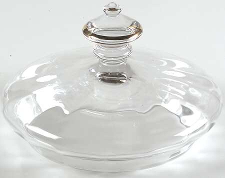 Jamestown Clear (Gold Trim) Lid for Biscuit Barrel