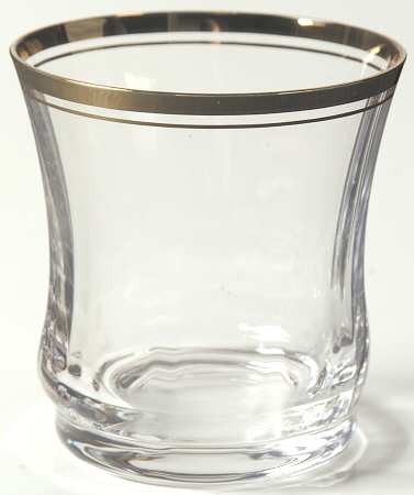Jamestown Clear (Gold Trim) Double Old Fashioned
