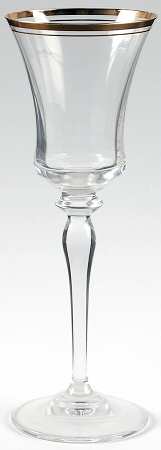 Jamestown Clear (Gold Trim) Wine Glass
