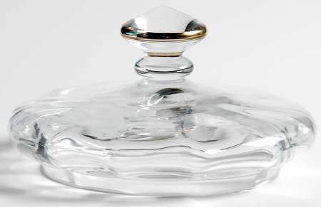 Jamestown Clear (Gold Trim) Lid for Candy Box