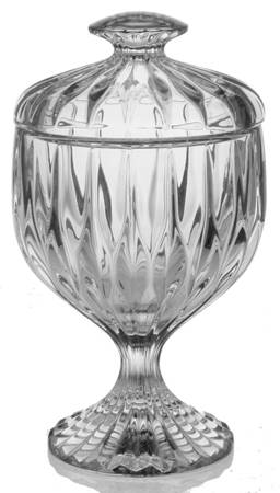 Park Lane Footed Candy Dish & Lid