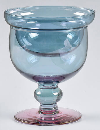 Rainbow Blue Pink Seafood Cocktail & Liner