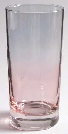 Rainbow Blue Pink Highball Glass