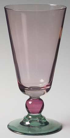 Rainbow Pink Green Footed Tumbler