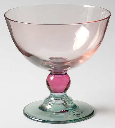 Rainbow Pink Green Champagne/Tall Sherbet
