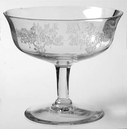 Roseland Clear Champagne/Tall Sherbet